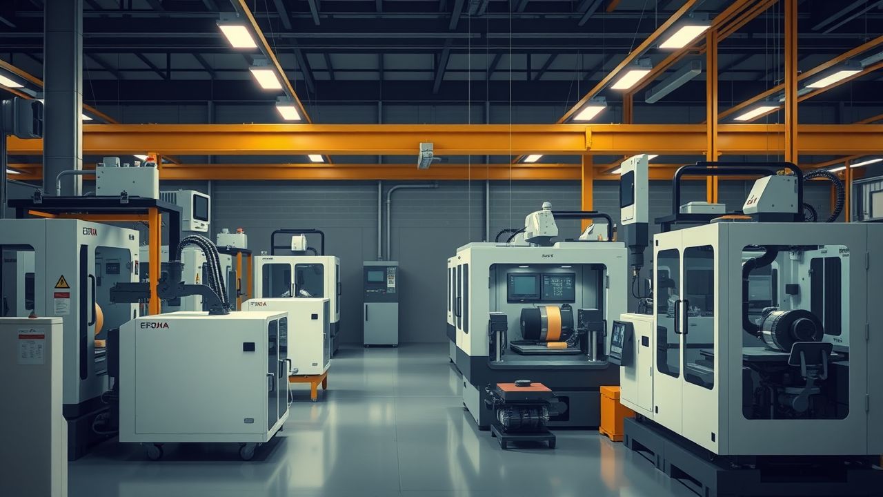 Een moderne fabriek met geavanceerde machines en geïntegreerd ERP-systeem. Een moderne fabriek met geavanceerde machines en geïntegreerd ERP-systeem.