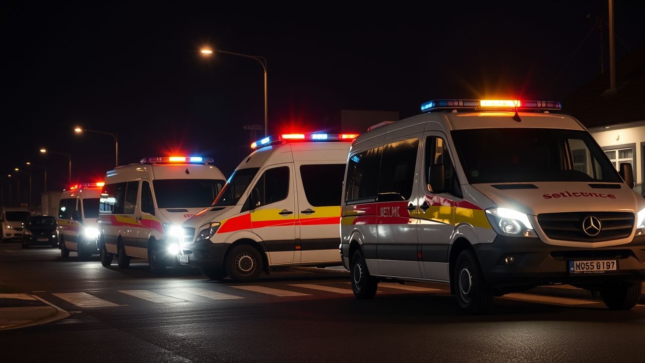 Er staan noodvoertuigen buiten een woonwijk in Erp na recente 112-meldingen. Er staan noodvoertuigen buiten een woonwijk in Erp na recente 112-meldingen.